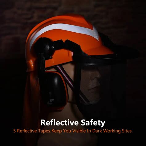 Combination safety helmet with earmuffs - Safety Helmets Manufacturers ...