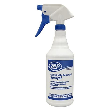 Zep 32 Oz Plastic Chemical Resistant Spray Bottle In The Spray Bottles Department At