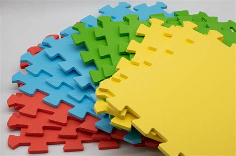 Пазлы мягкие Желтый 33х33х0,74см (0,98м2) купить с доставкой в ...