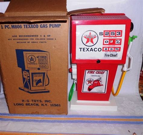 Brand New Texaco Fire Chief Vintage Plastic Toy Gas Pump By Etsy