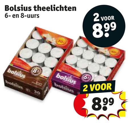 Bolsius Theelichten En Uurs Aanbieding Bij Kruidvat