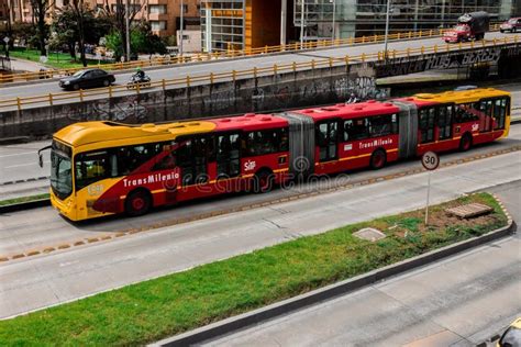 Transmilenio on Bogota, Colombia. , a Bus Rapid Transit System ...