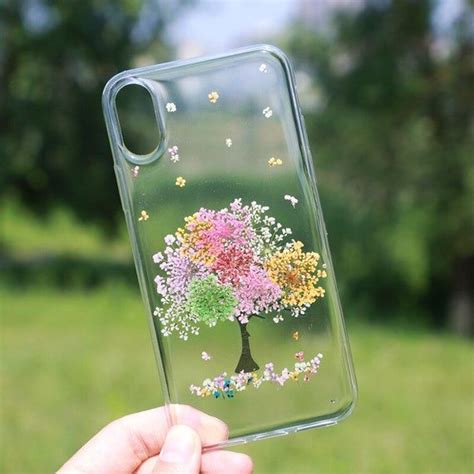 Pressed Real Dried Flower Phone Caseiphone 13 12 11 Pro Max Xr X Xs Max Floral Iphone Case