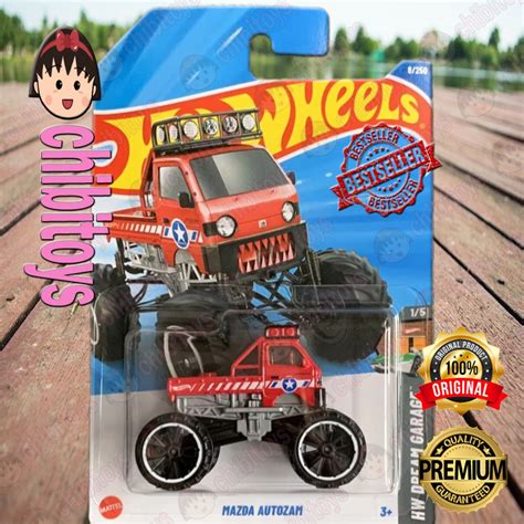 Jual Hot Wheels Mazda Autozam Merah Bigfoot Truck Pickup Original Mattel Shopee Indonesia