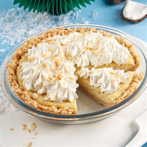 Tarte à la crème de noix de coco, croûte de Rice Krispies - 5 ...