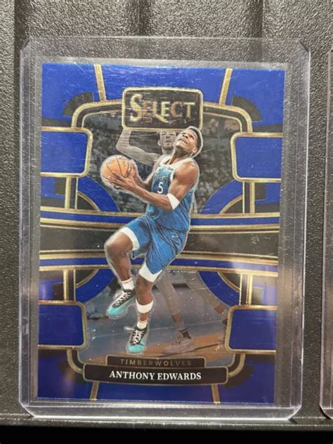 Anthony Edwards Panini Select Lupi Di Legno Del Minnesota