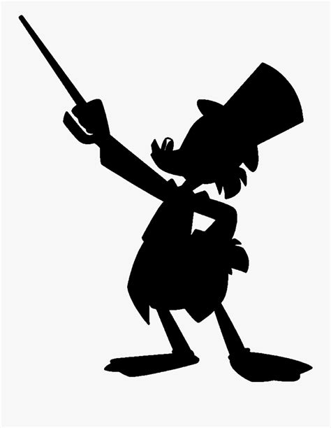 Uncle Scrooge Mcduck Black And White Free Transparent Clipart