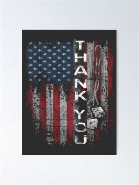 "Thank You Veterans" Poster for Sale by fredseghetti | Redbubble