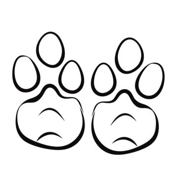 Desenho De Pata De Cachorro Para Imprimir