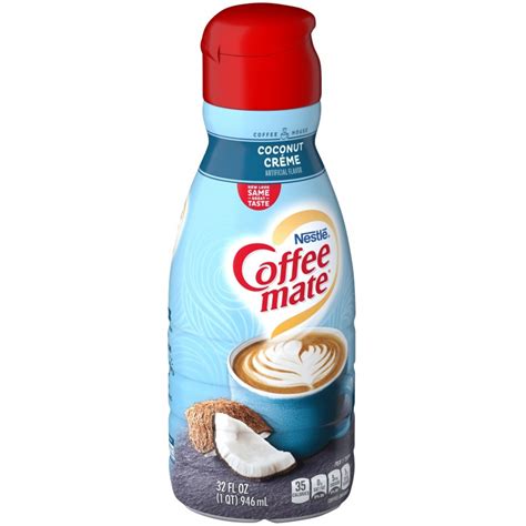 Coffee Mate Coconut Crème Creamer Single Serve 32oz Snackoree