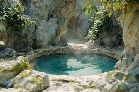 Premium Photo Visiting A Summer Hot Springs