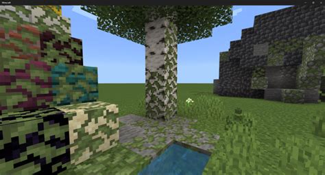 Moss On All The Blocks For Minecraft Pocket Edition 1 19