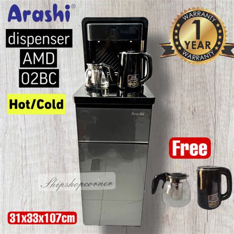 Jual Dispenser Air Elektrik Galon Bawah Multifungsi Hot Cold Arashi Amd