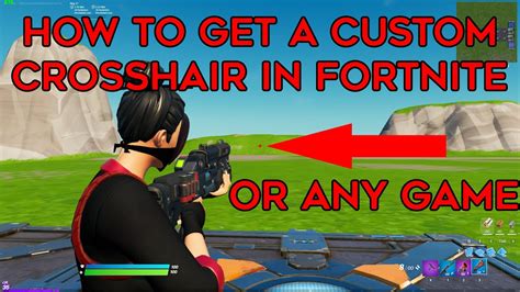 How To Get A Custom Crosshair In Fortnite Or Any Fullscreen Game