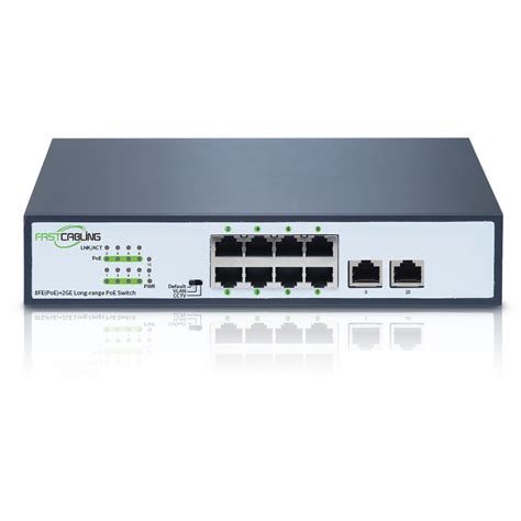 8 port Fiber Optic SFP Switch - FASTCABLING