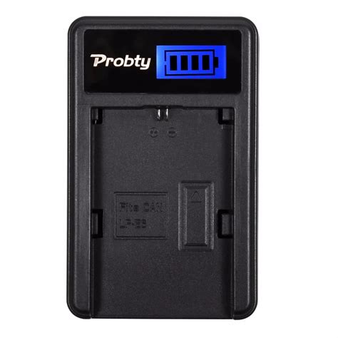 Probty cargador USB LP E6 LP E6 LPE6 LCD para cámara Canon EOS 5DS 5D