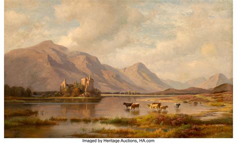 Thomas E Knox American 19th Century Castle In The Highlands Lot