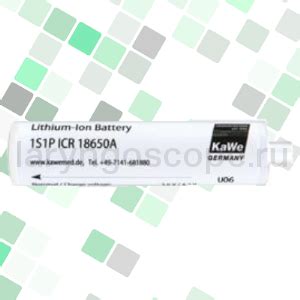 Аккумулятор для ларингоскопа KaWe тип С 3,5В Li-Ion для средних ...