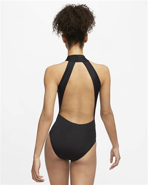 Nike Sport Mesh Women S Zip Piece Swimsuit Nike Piece