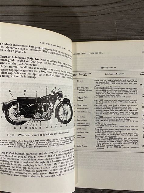 Amc Singles Ajs Matchless Norton Manual Service Book Very Good