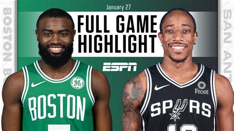 Boston Celtics Vs San Antonio Spurs Full Game Highlights Nba On