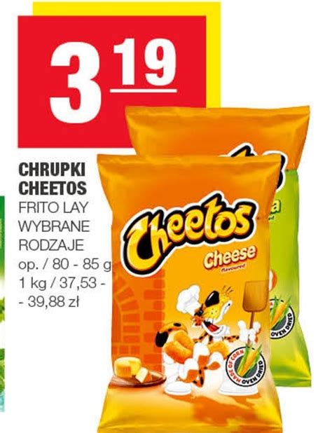 Archiwum Cheetos Chrupki Kukurydziane Orzechowe 85 G SPAR 05 10