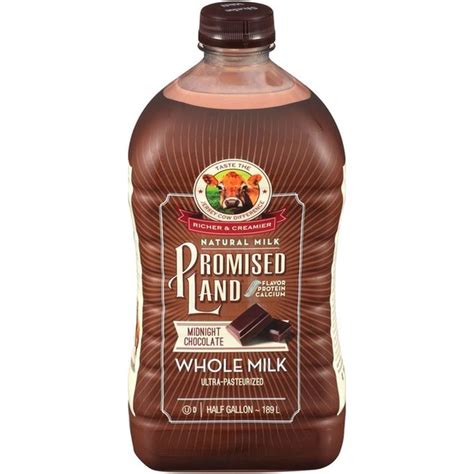 Promised Land Dairy Midnight Chocolate Whole Milk 05 Gal Instacart