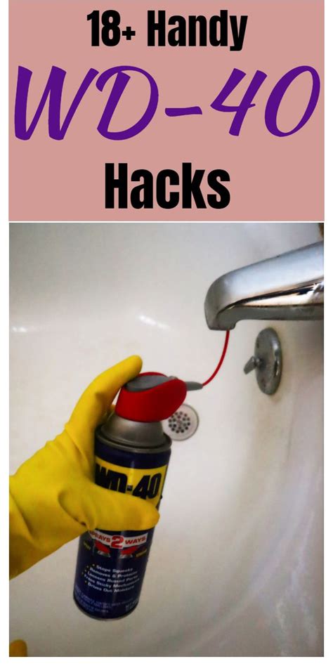 18 Useful Wd 40 Household Hacks Household Hacks House Cleaning Tips Cleaning Hacks