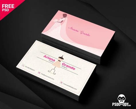 Fashion Designer Business Card Free Psd