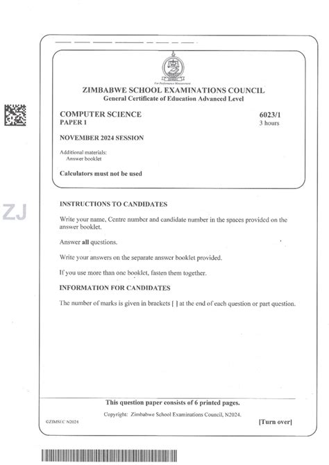 Zimsec Science Paper 2 June 2014 4