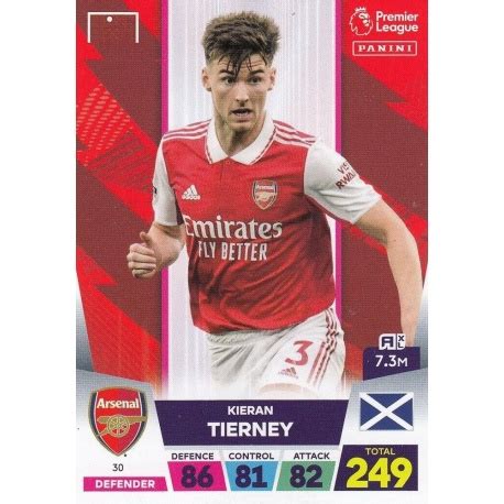 Sale Cards Kieran Tierney Arsenal Panini Adrenalyn XL Premier League 22 23