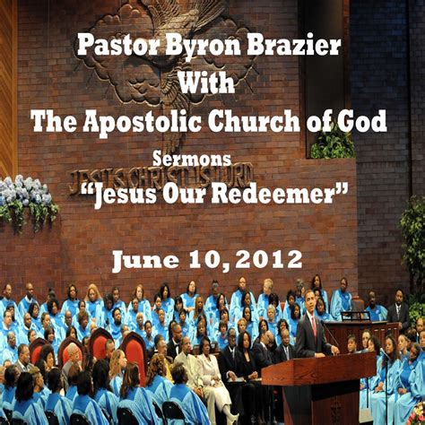 ‎Jesus Our Redeemer by Pastor Byron Brazier, Apostolic Church of God ...