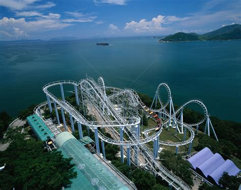 Hong Kong Ocean Park Roller Coaster By The Sea Picture And Hd Photos