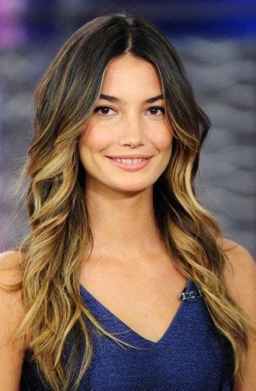 46 Trendy Hair Brunette Balayage Lily Aldridge Brunette Hair Color