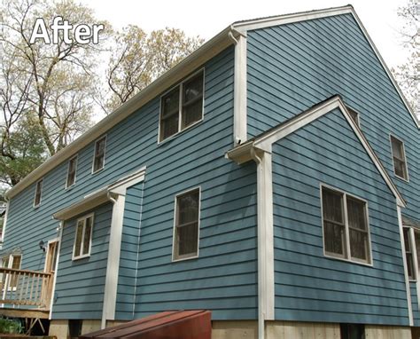 Everlast Composite Siding Harbor Blue In Billerica Ma