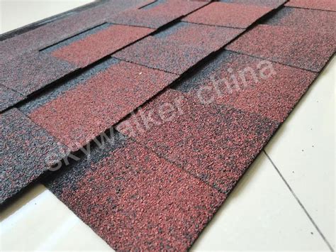 Quality Asphalt Shingles Colored Stone Granules Surface Asphalt