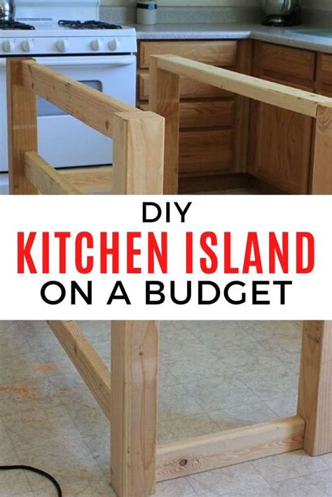 DIY Kitchen Island For Small Spaces Diy Kitchen Island Build Kitchen