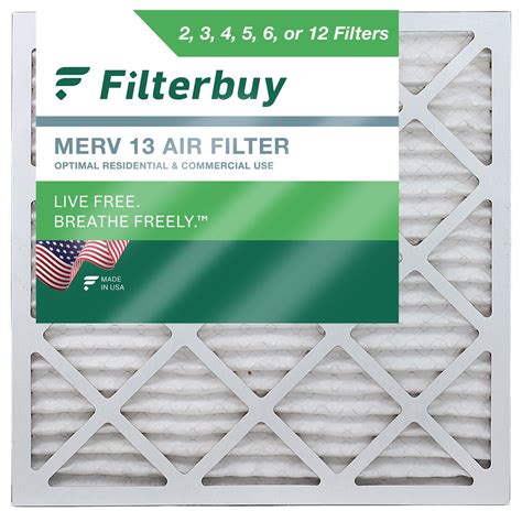 【よろしくお】 Filterbuy 20x20x2 Air Filter Merv 13 Optimal Defense 1 Pack