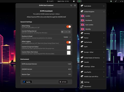 Expressvpn Evpn Shell Assistant Express Vpn Gnome Shell Extensions