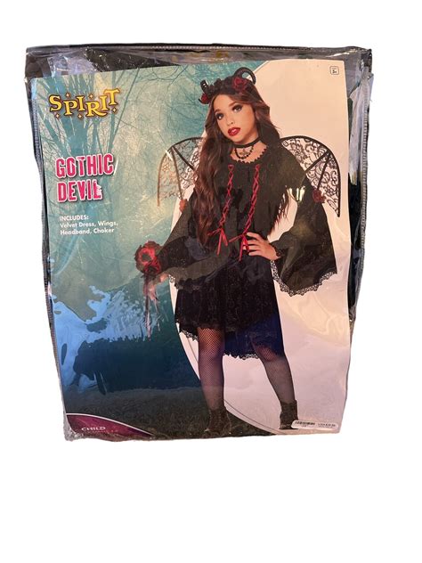 Spirit Halloween Little Girls Gothic Devil Costume Se… - Gem