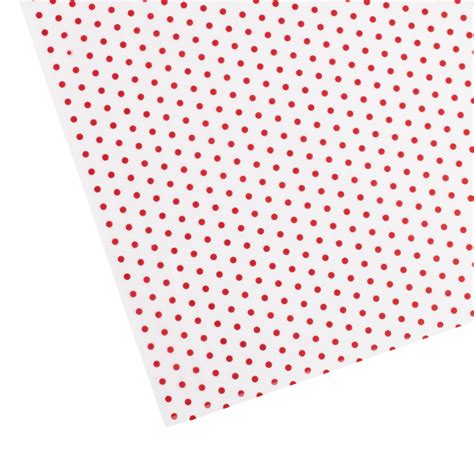 Red Polka Dot Waxed Tissue Pkg The Container Store