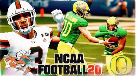 Ncaa Football 20 X Madden 20 Ps4 Ncaa Football Mod Oregon Vs Miami