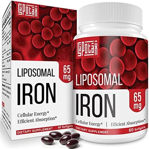 Amazon Liposomal Fe Iron Supplement For Women Mg Iron