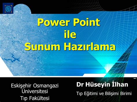 Powerpoint Resimli Sunum Hazırlama