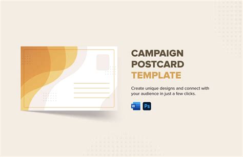 Free Editable Postcard Templates in Word to Download