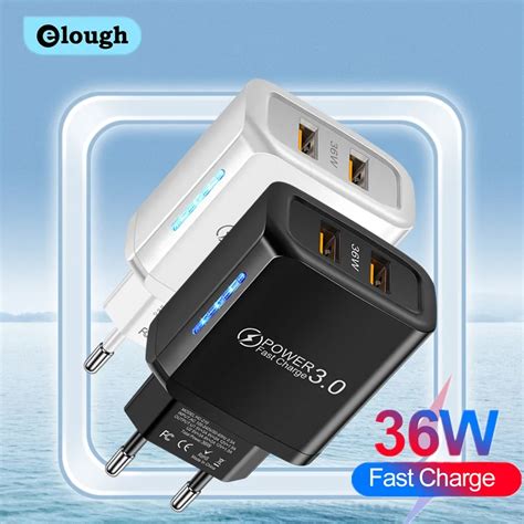 Elough 36W USB Charger Type C Fast Charging Phone Charger For IPhone 13