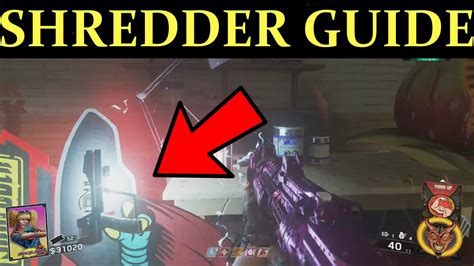 Easy How To Build The Shredder Wonder Weapon Zombies In Spaceland