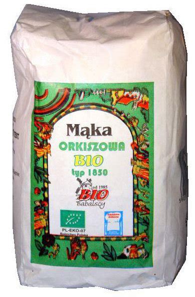 MĄKA ORKISZOWA GRAHAM TYP 1850 BIO 1000 g BABALSCY Babalscy Sklep