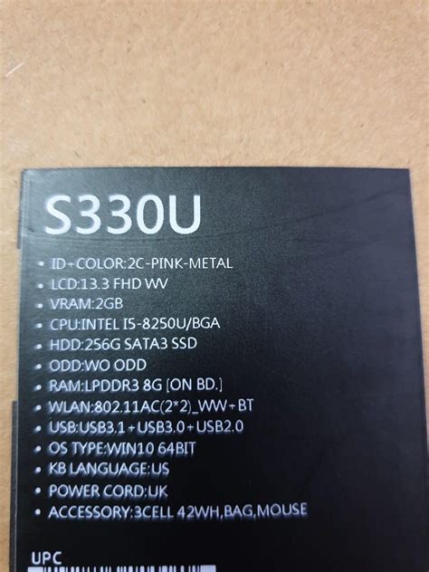 Asus Vivobook S13 S330U, Computers & Tech, Laptops & Notebooks on Carousell