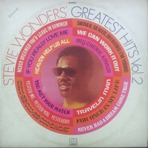 LP Stevie Wonder Stevie Wonder S Greatest Hits Vol 2 1977 Vinil